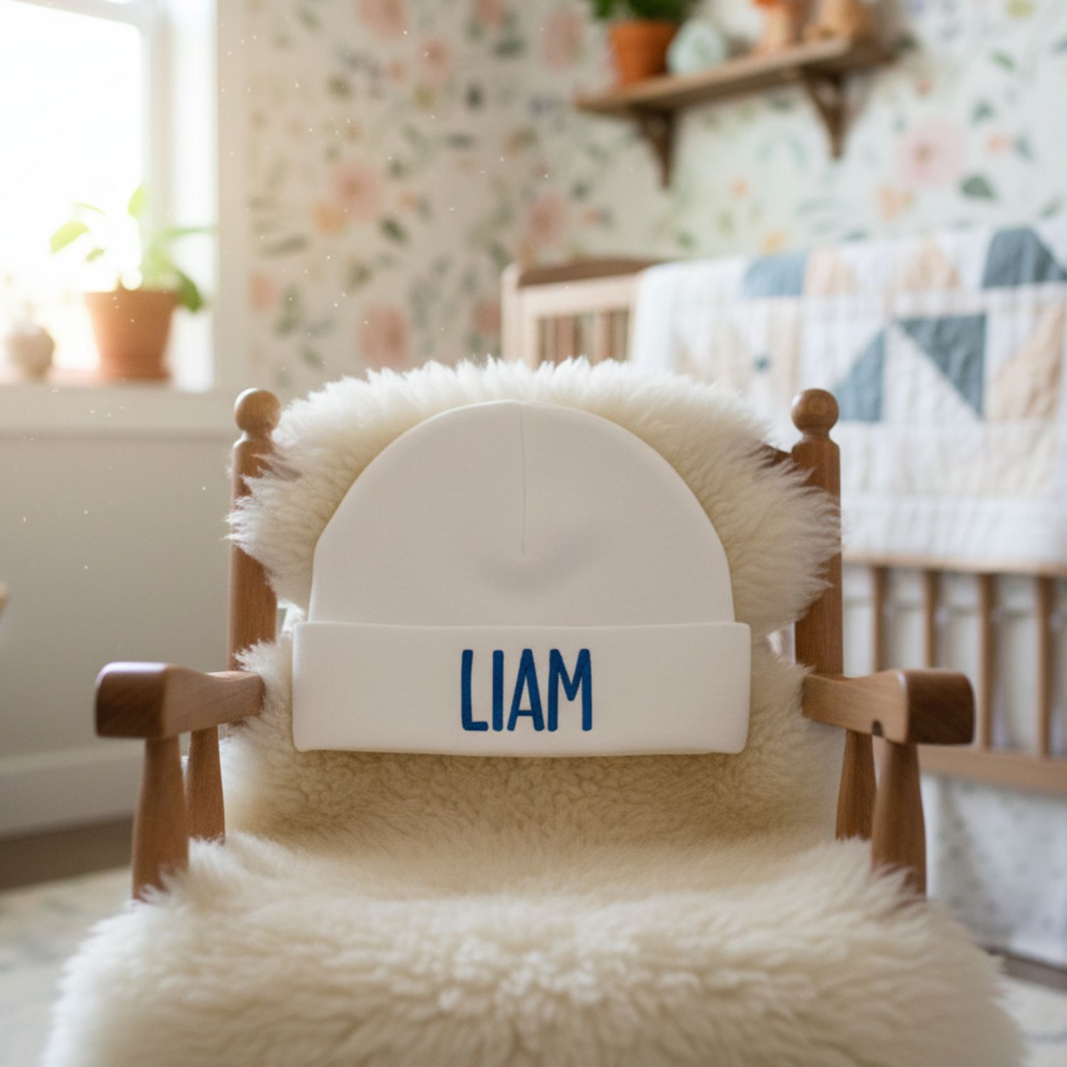 Personalized Embroidered Baby Beanie