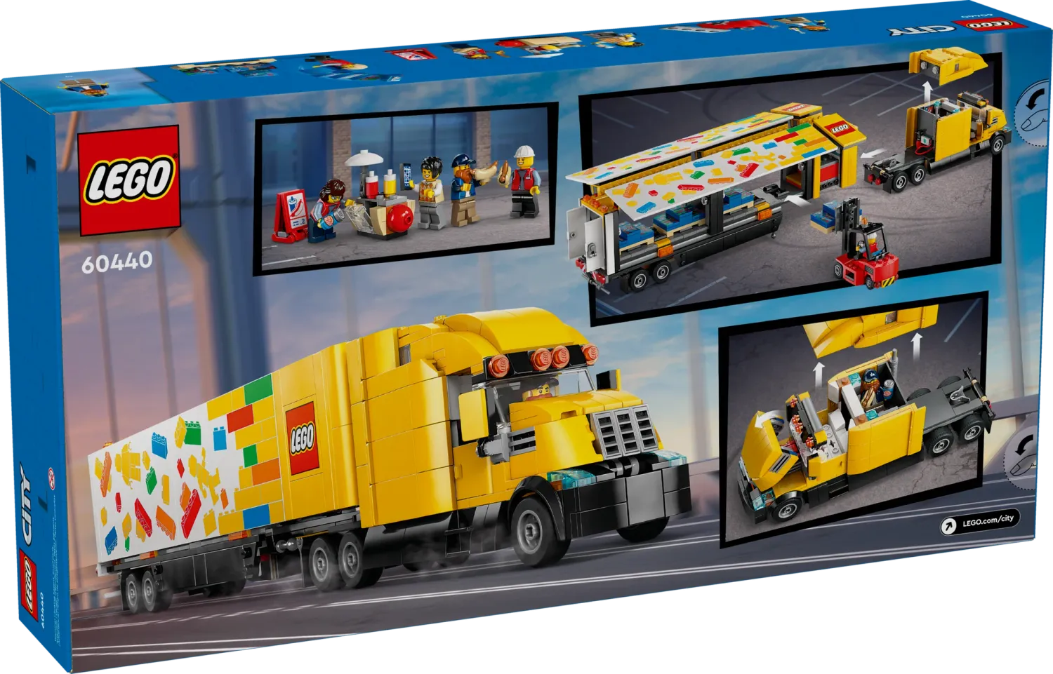 LEGO CITY Yellow Delivery Truck