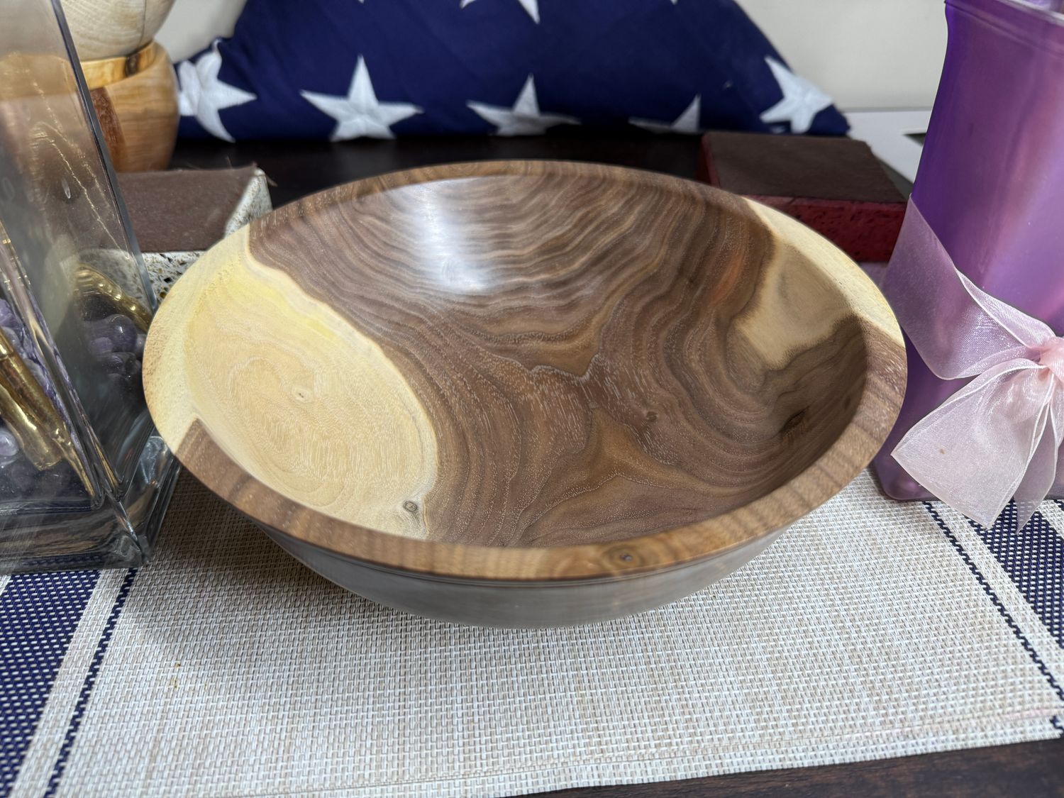 Large Walnut Bowl