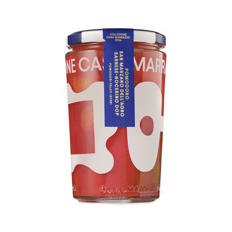 San Marzano gepelde tomaten 520g Casa Marrazzo