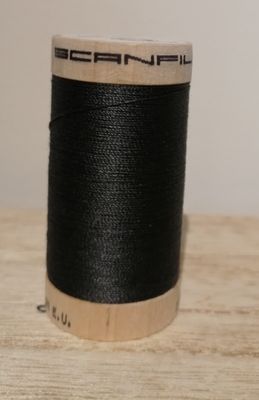 Bio Organic Scanfil katoengaren, antraciet.