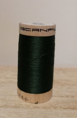 Bio Organic Scanfil katoengaren, bosgroen.