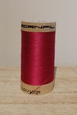 Bio Organic Scanfil katoengaren, donker fuchsia.