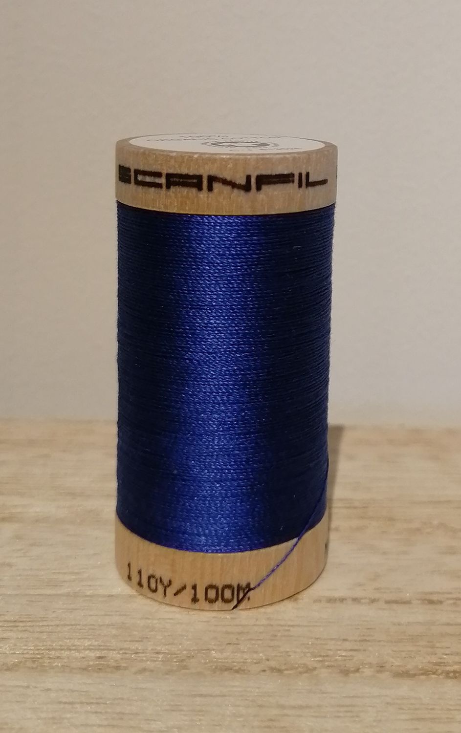 Bio Organic Scanfil katoengaren, koningsblauw.