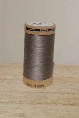 Bio Organic Scanfil katoengaren, lichtgrijs.