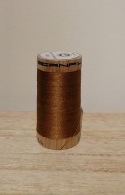 Bio Organic Scanfil katoengaren, lichtbruin.