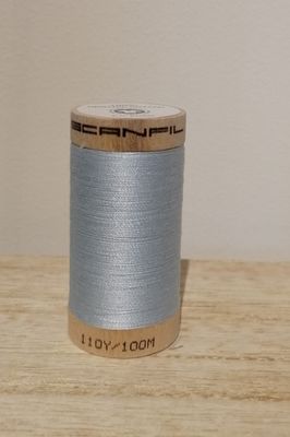 Bio Organic Scanfil katoengaren, lichtblauw.