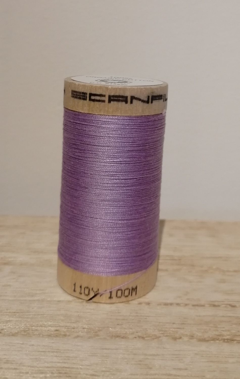 Bio Organic Scanfil katoengaren, lila.