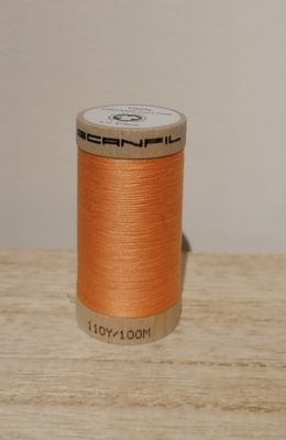 Bio Organic Scanfil katoengaren, oranje.