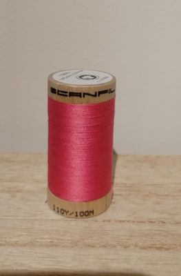 Bio Organic Scanfil katoengaren, roze.