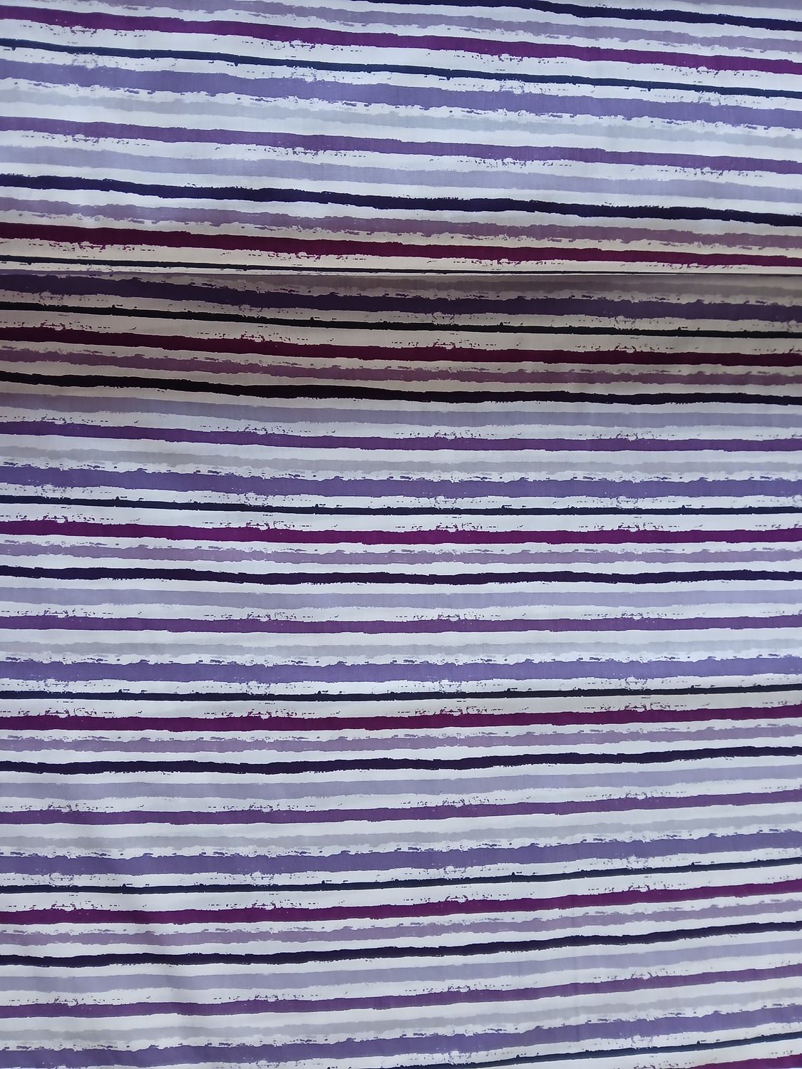 ​Poplin katoen kleine strepen, violet