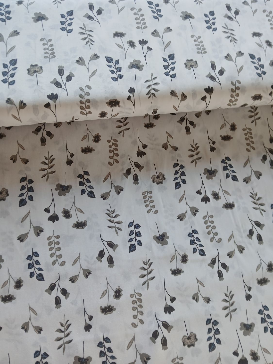 ​Poplin katoen Cynthi bloemen