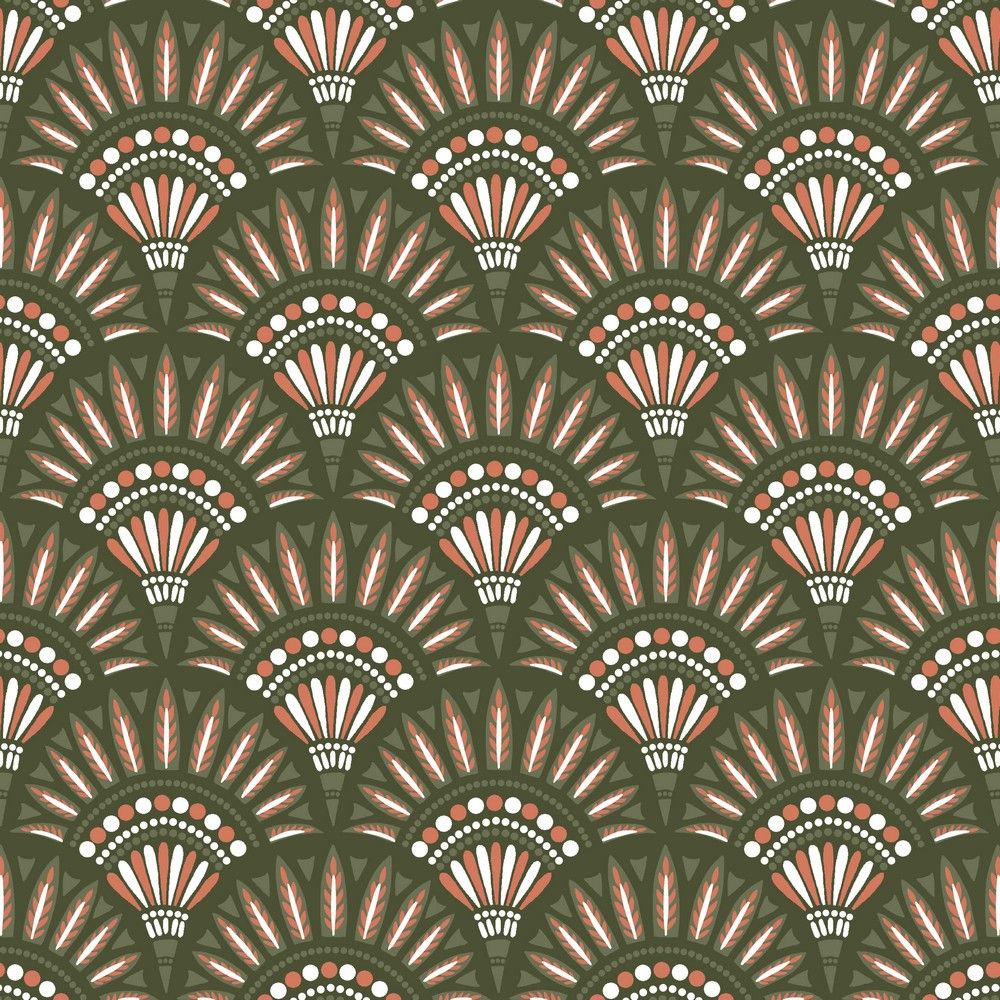 ​Canvas bohemian, kleur army green