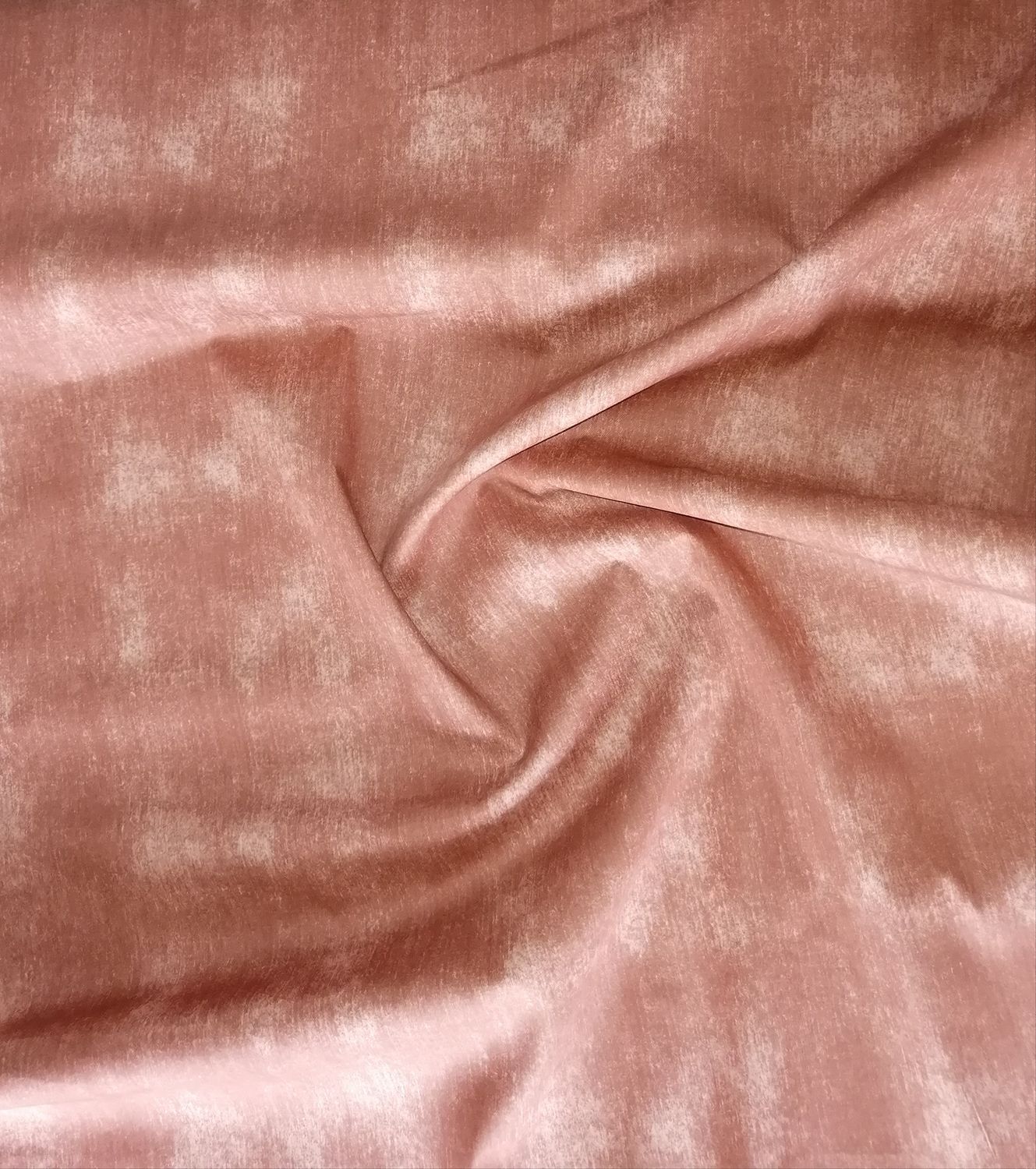 Poplin katoen jeanslook roest