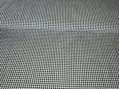 Katoen met ruitjes black