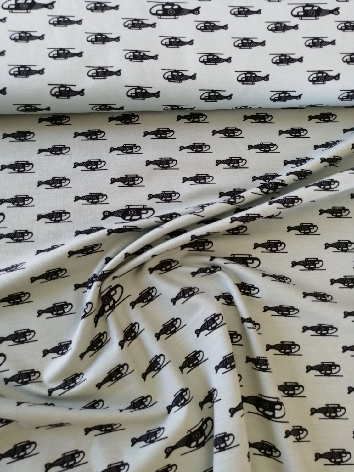 Jersey helicopter green