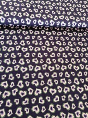 Jersey hearts purple