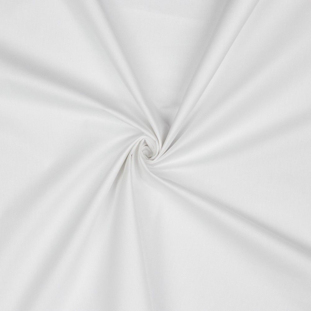 Poplin katoen optical white