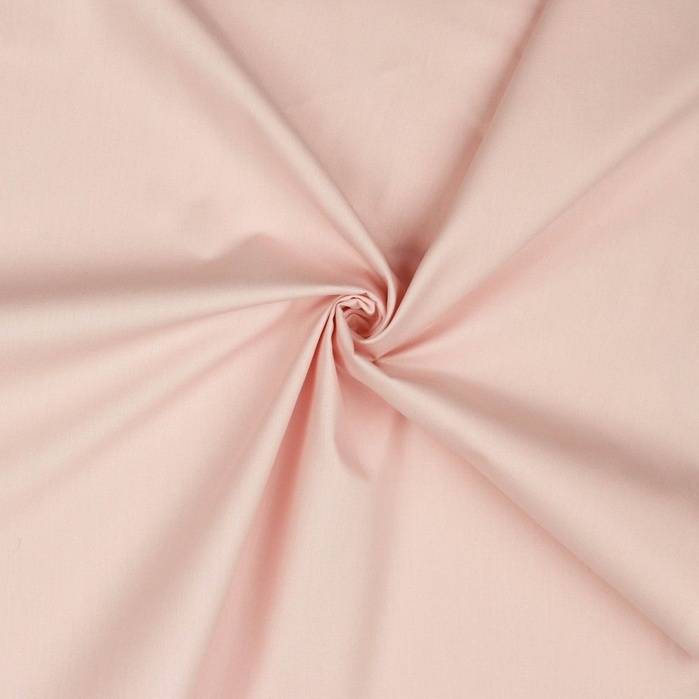 Poplin katoen light rose
