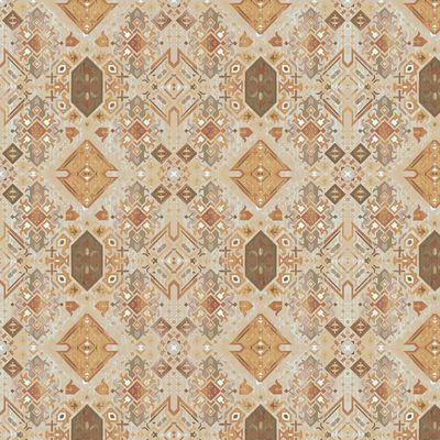 ​Canvas digital geometric ochre