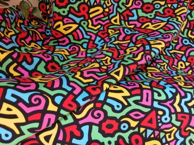 Jersey colourful figures