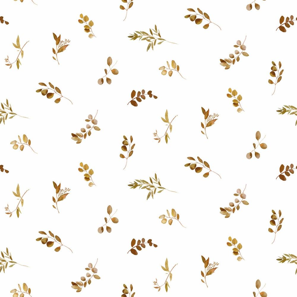 Jersey digital eucalyptus white/brique