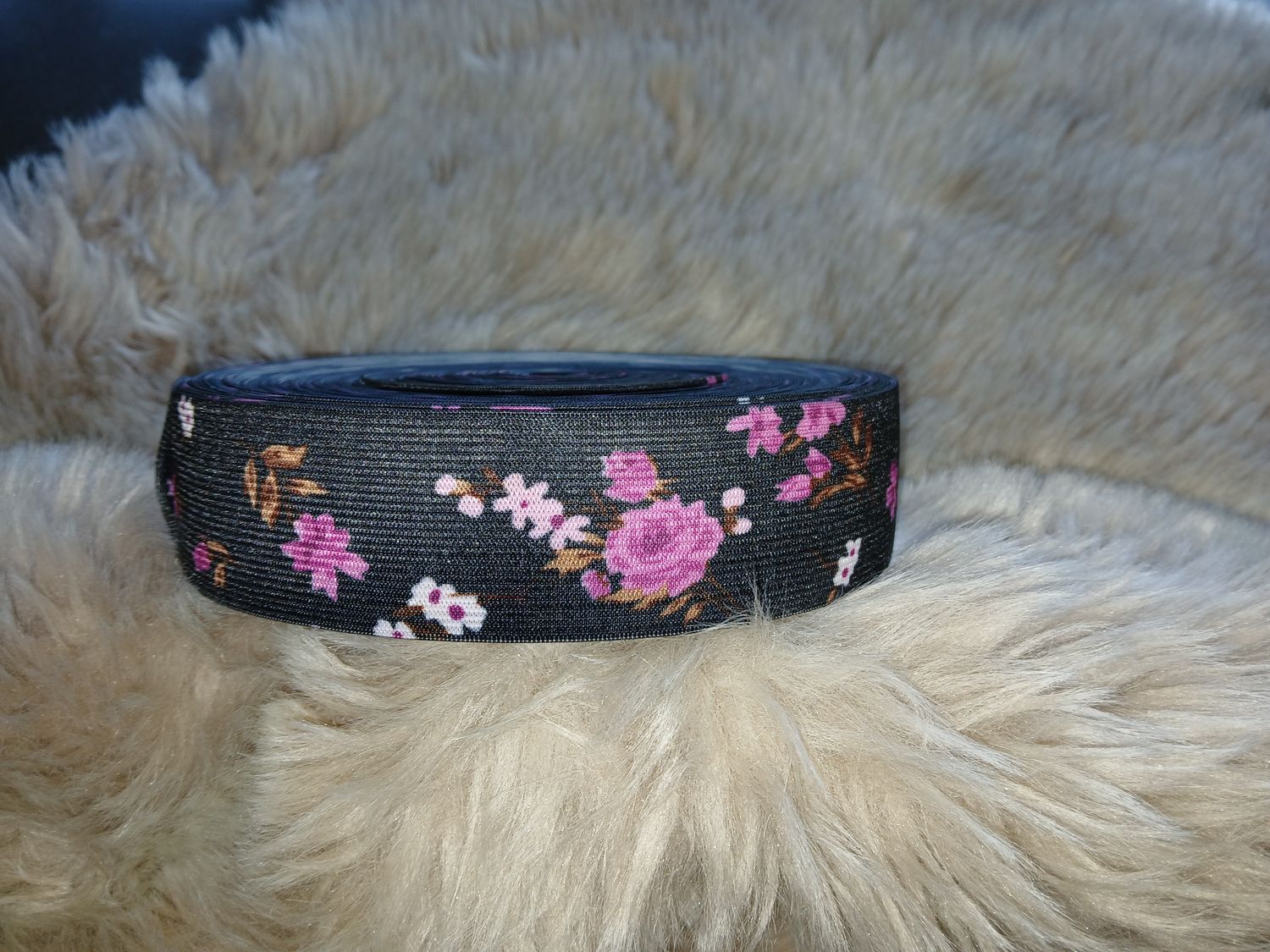 Taille sierelastiek grote bloem