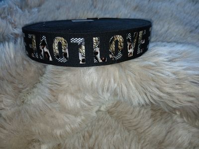 ​Taille sierelastiek Love Zilver slang