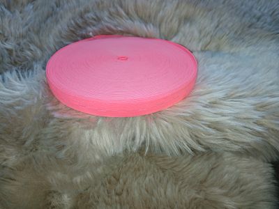 ​Knoopsgaten elastiek Neon roze