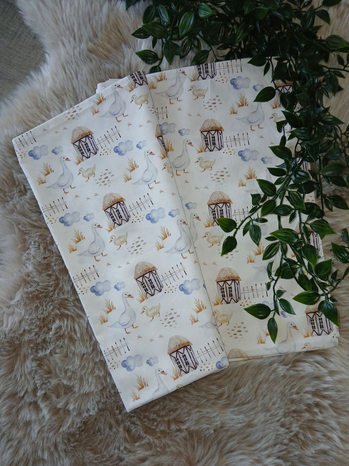 Laken voor ledikant : Boerderijdieren