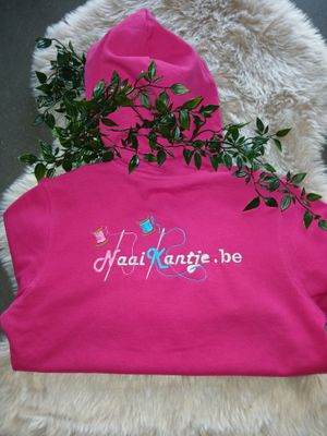 Bedrijfslogo achterkant Hoody Sweater