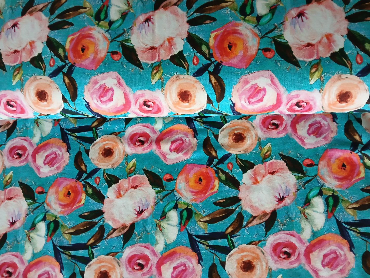 Jersey digital Painting flowers