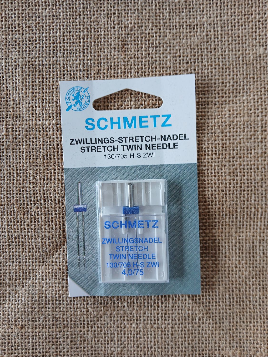 Schmetz machinenaalden tweelingnaald stretch 4.0-75