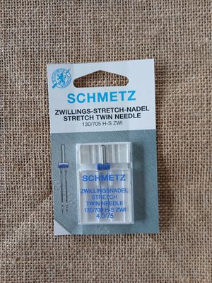 Schmetz machinenaalden tweelingnaald stretch 4.0-75