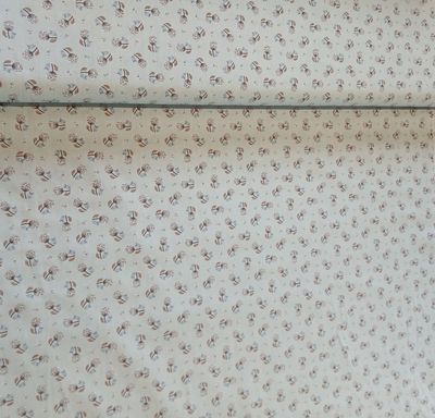 ​Poplin katoen paardenbloem oud mint