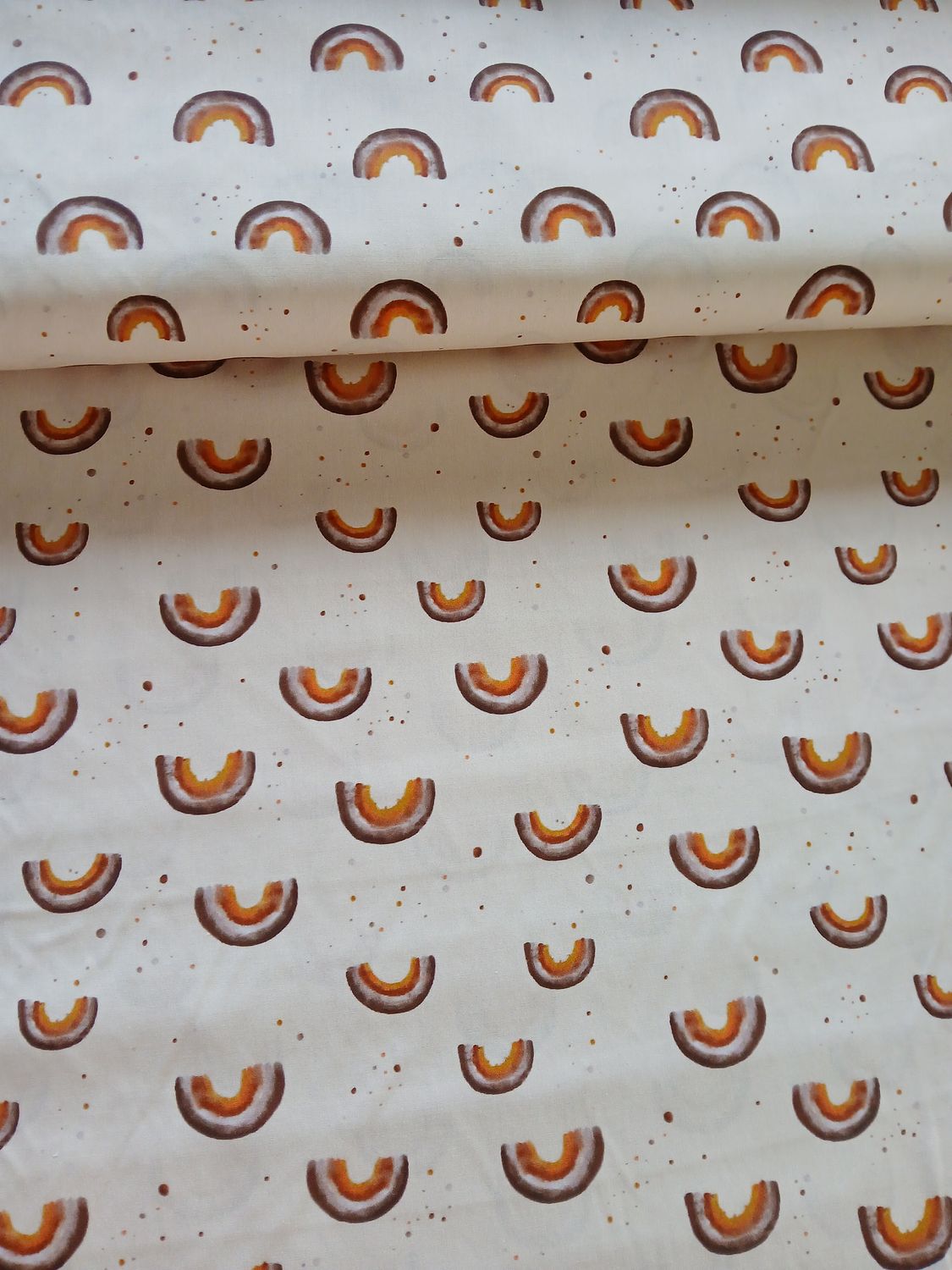 ​Poplin katoen digital regenbogen