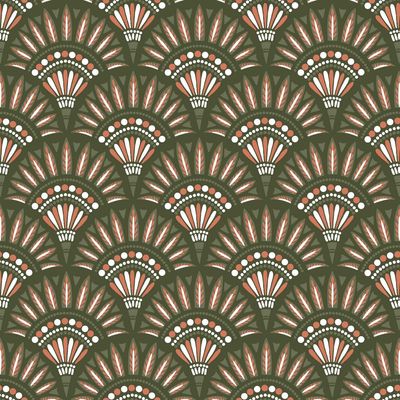 ​Canvas bohemian, kleur army green