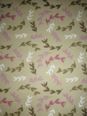 Jersey bladeren, licht beige Jersey bladeren, licht beige