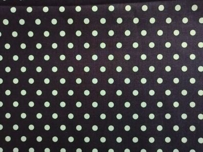 Katoen dots blue/mint