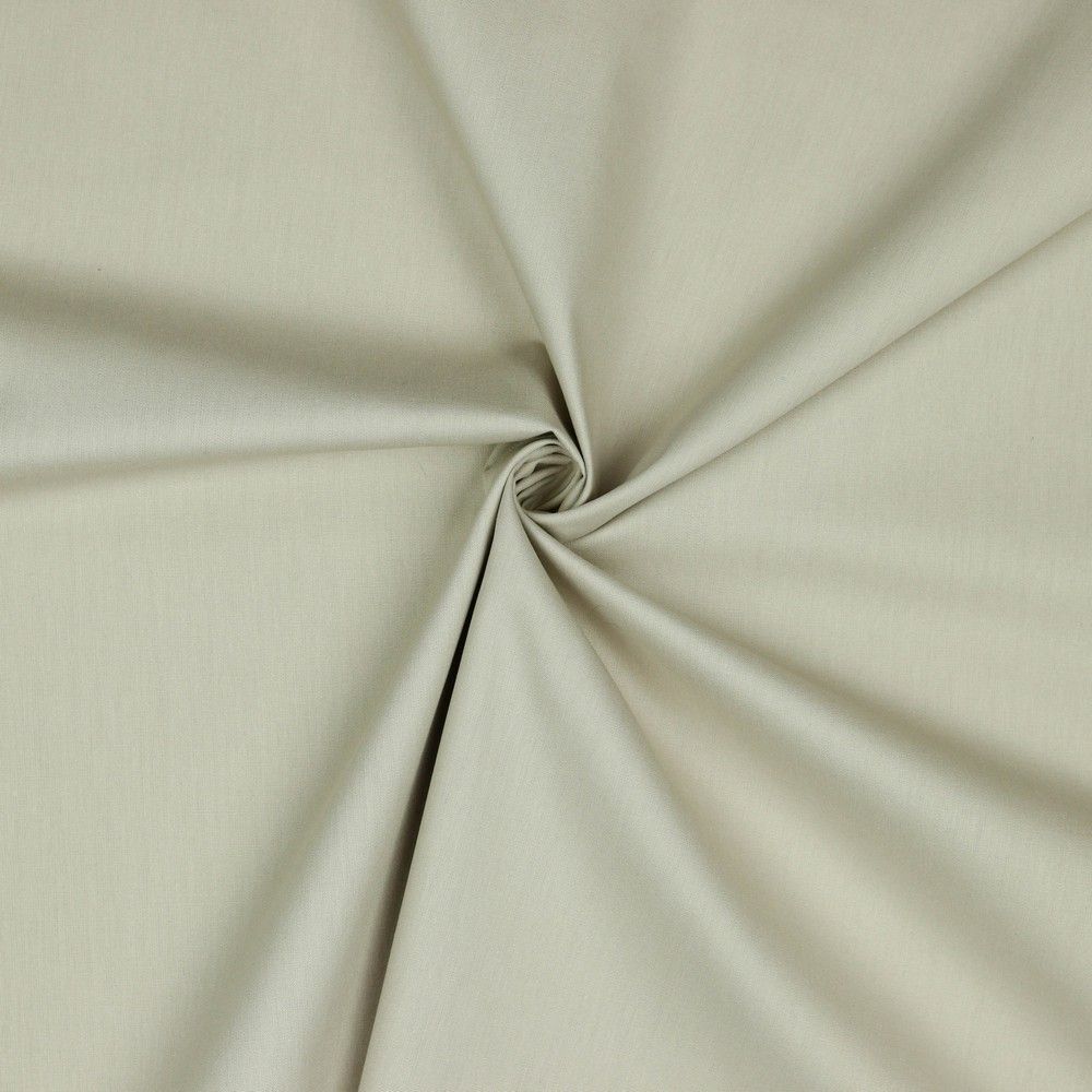 Poplin katoen zandkleur