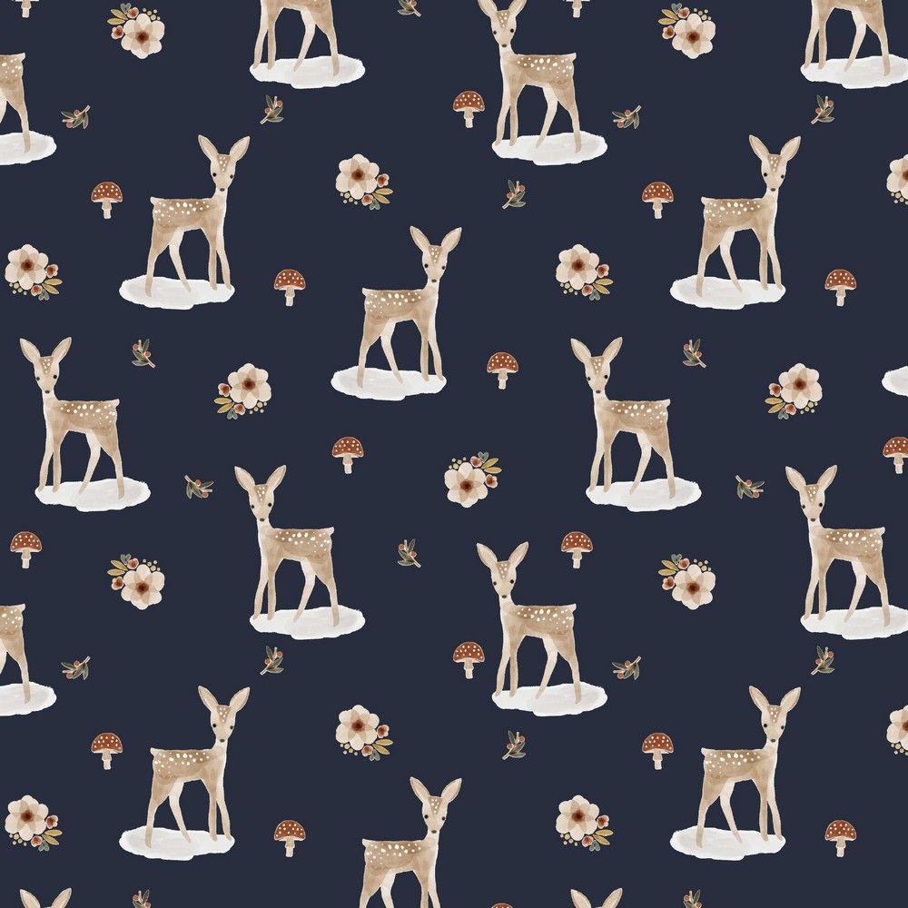 Jersey digital sweet deer navy