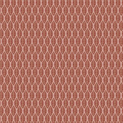 Poplin katoen met stretch bladerenprint, roestkleur Poplin katoen met stretch bladerenprint, roestkleur