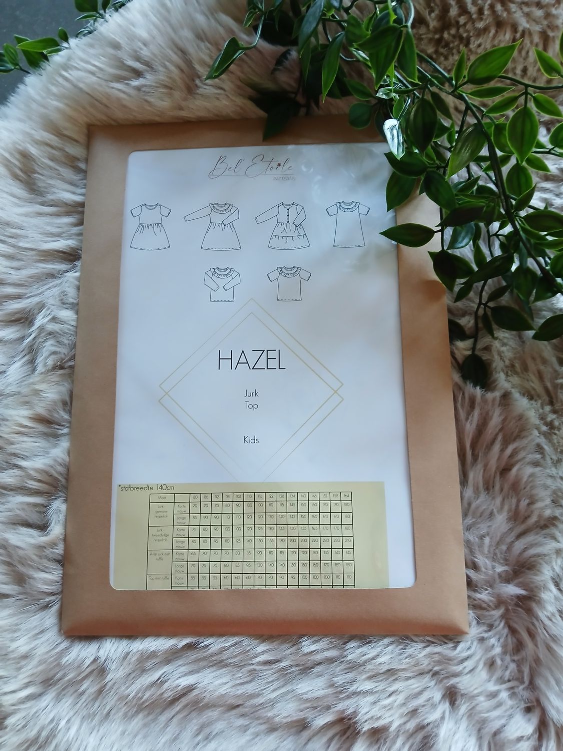 naaipatroon van Bel Etoile : Hazel jurk en top kinderen