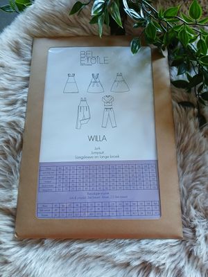 naaipatroon van Bel Etoile : Willa jurk/jumpsuit/longsleeve/broek kids