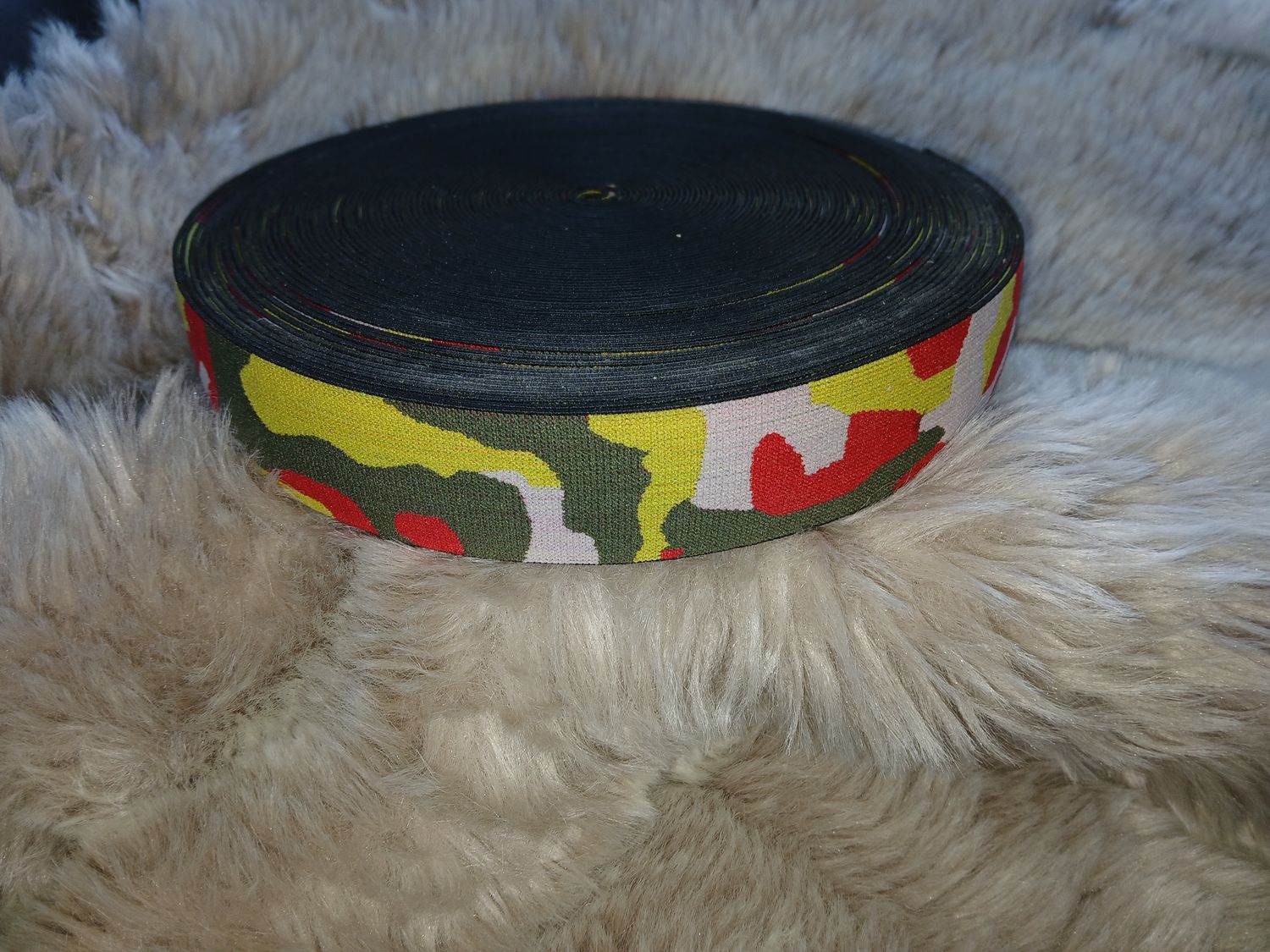 Taille sierelastiek legerprint