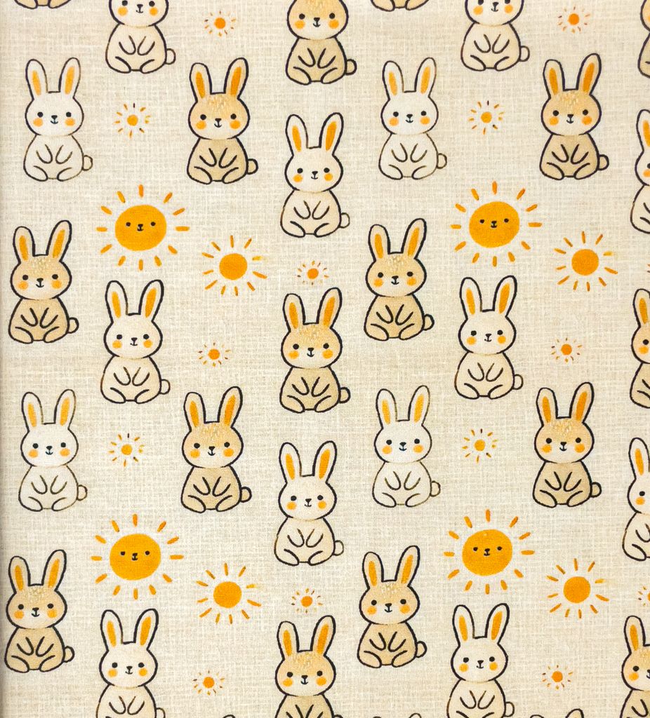 Jersey digital Sweet little bunny, sand.