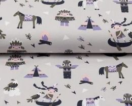 Jersey indianen vriendjes, licht paars