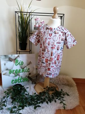 T-shirt met robot print