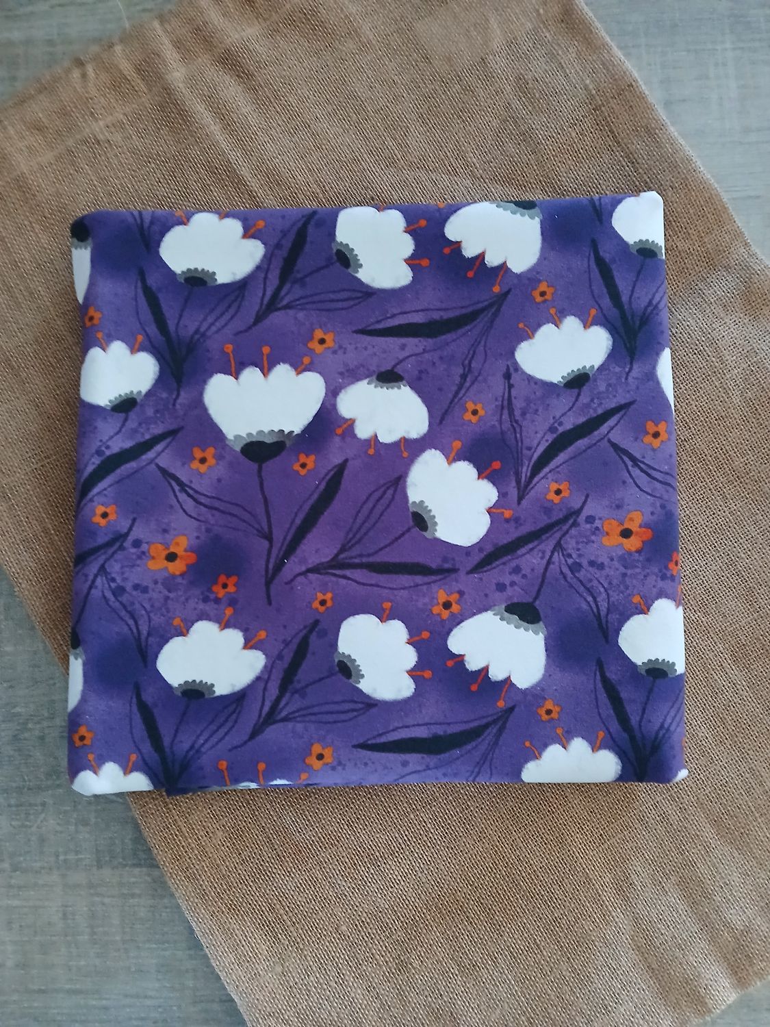 Jersey digitale tulpen, violet