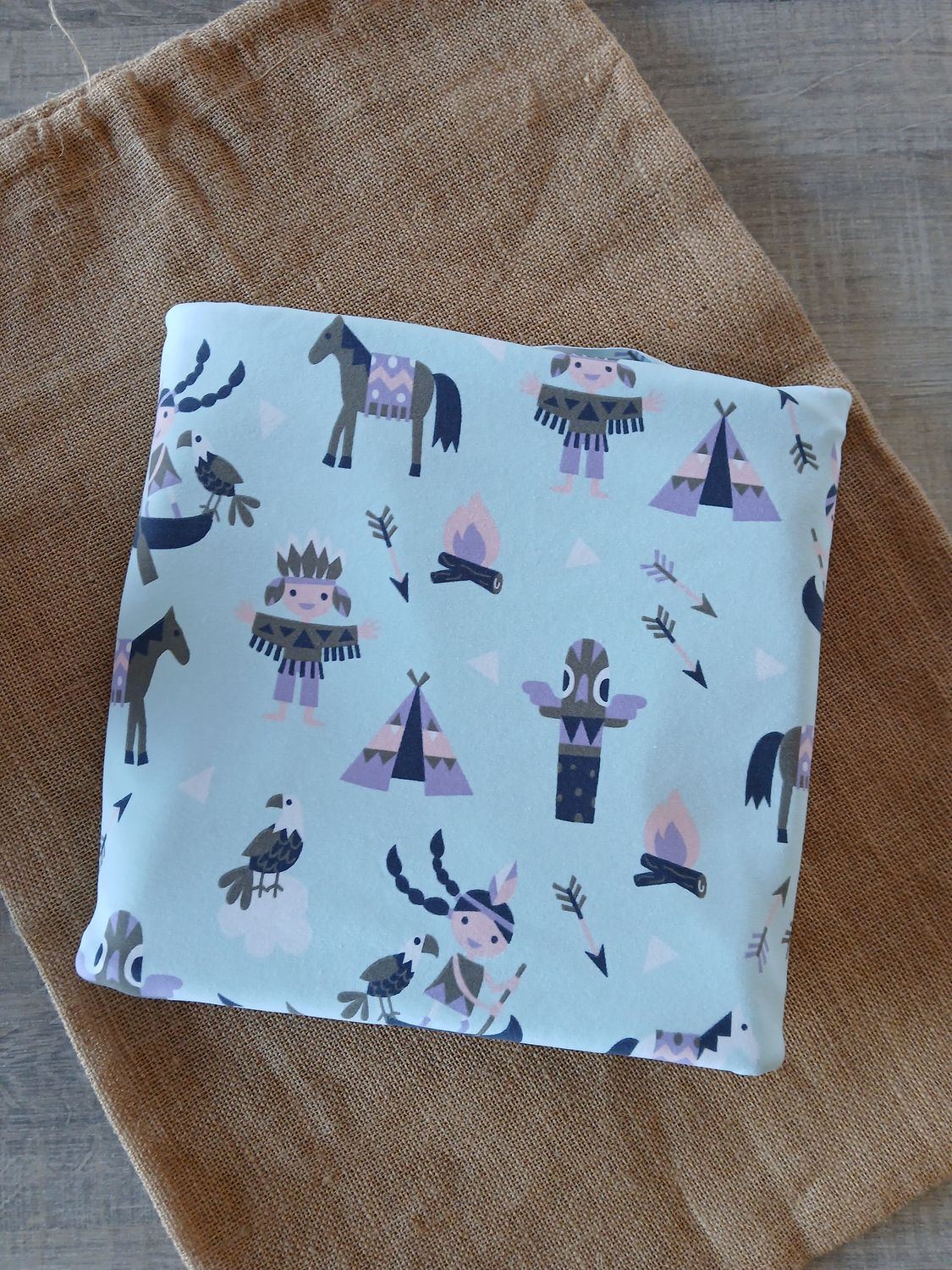 Jersey indianen, kleur mint.